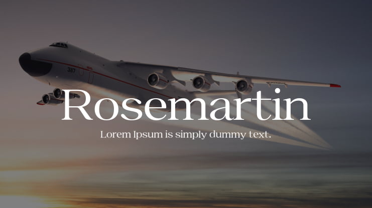 Rosemartin Font