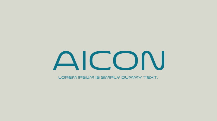 AICON Font Family