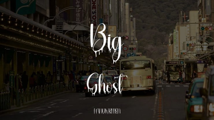 Big Ghost Font