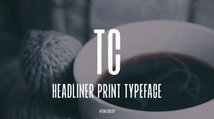 TC Headliner Print Font Family