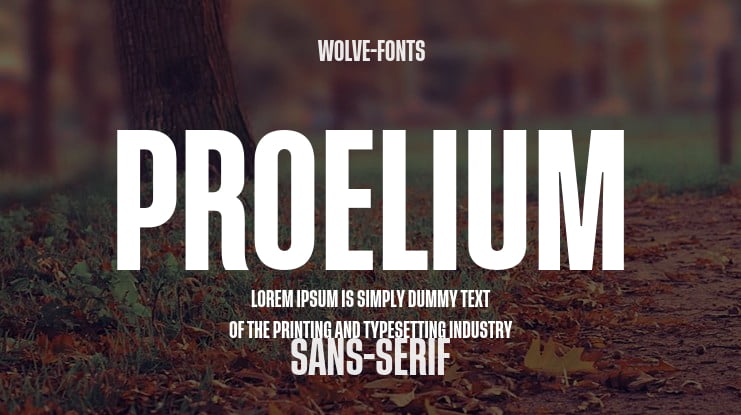 Proelium Font