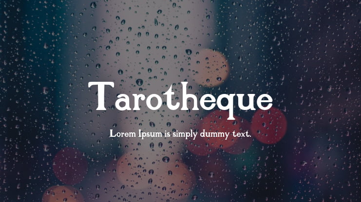 Tarotheque Font