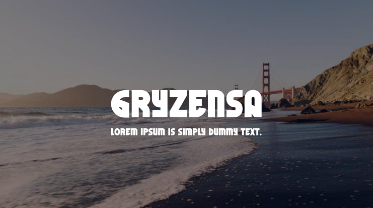 Gryzensa Font