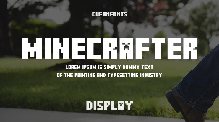 minecrafter Font