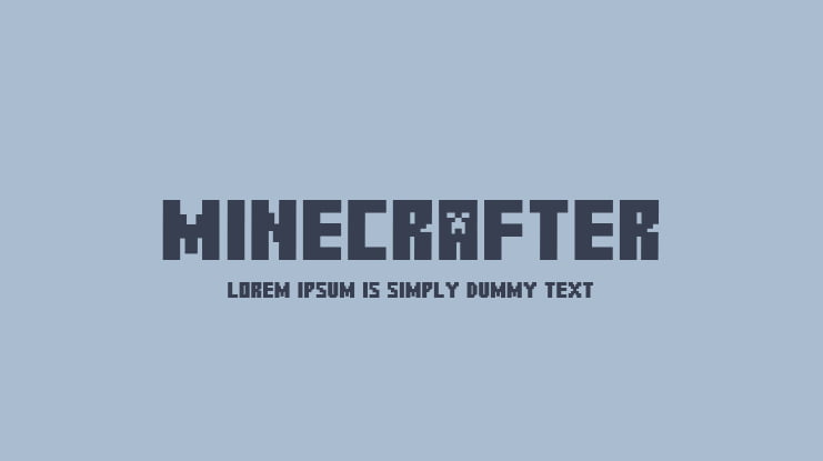 minecrafter Font