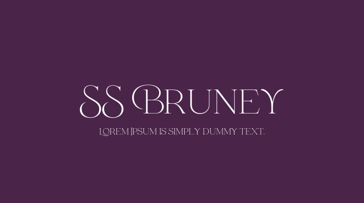 SS Bruney Font