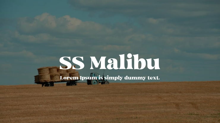 SS Malibu Font