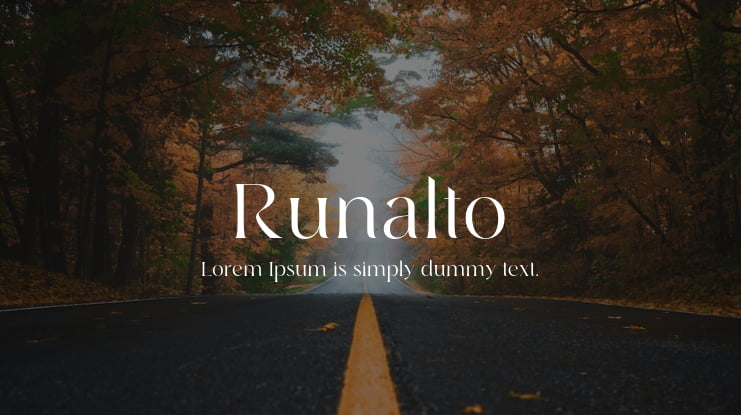 Runalto Font