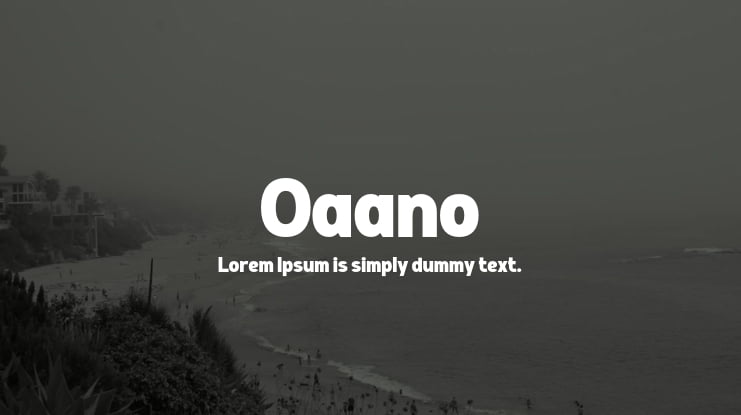 Oaano Font