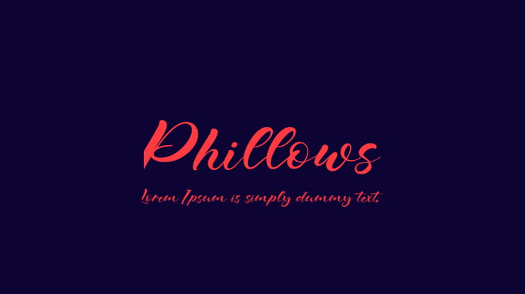 Phillows Font