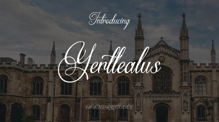 Yertlealus Font