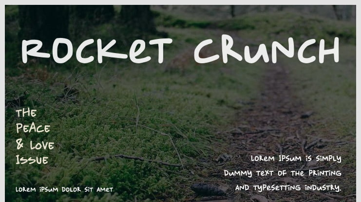 Rocket Crunch Font