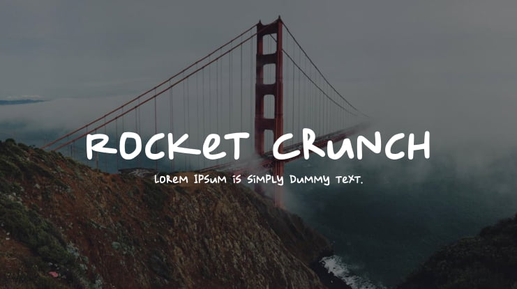 Rocket Crunch Font