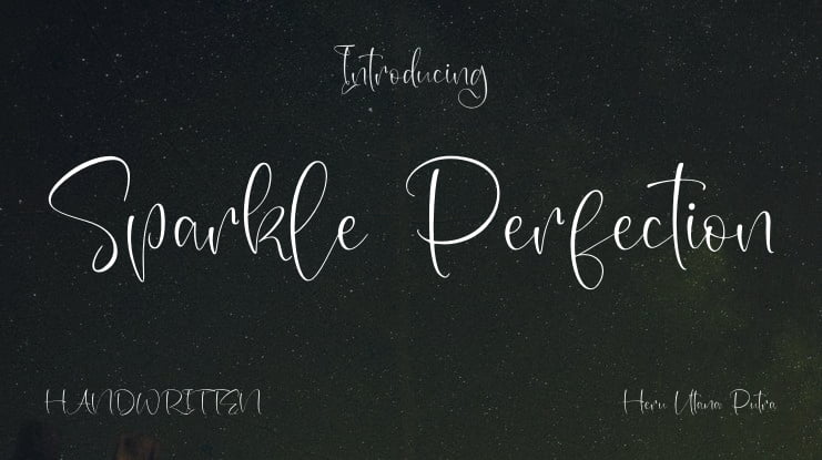 Sparkle Perfection Font Family