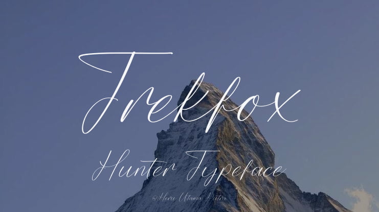 Trekfox Hunter Font Family