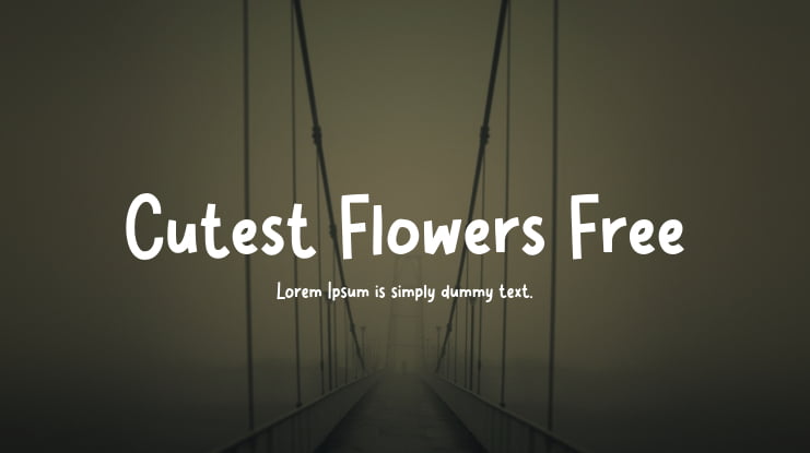 Cutest Flowers Free Font