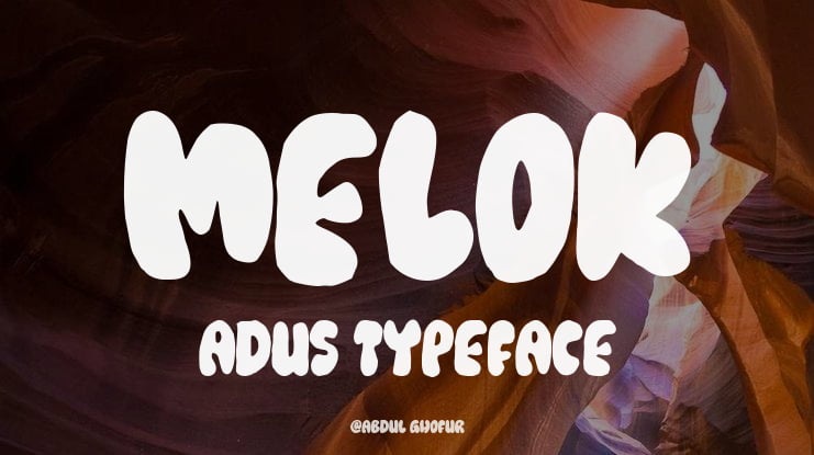 MELOK ADUS Font