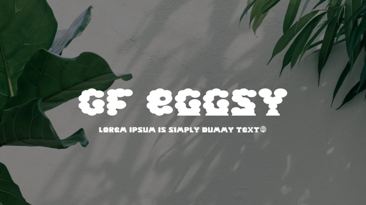 GF Eggsy Font