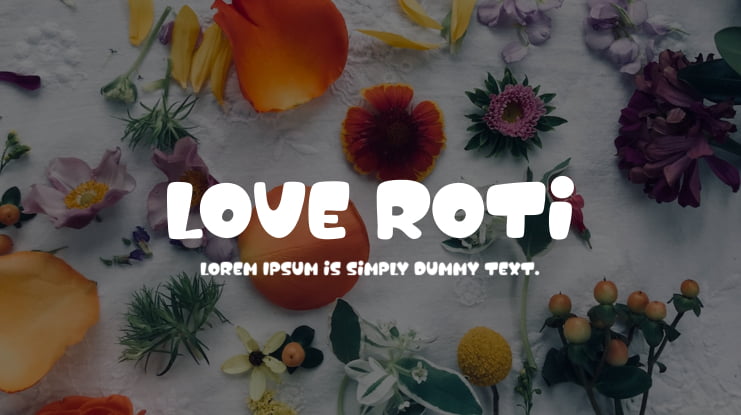 Love Roti Font