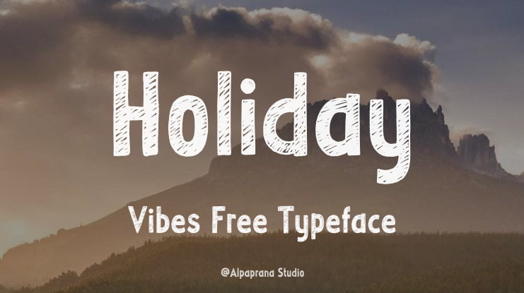 Holiday Vibes Free Font