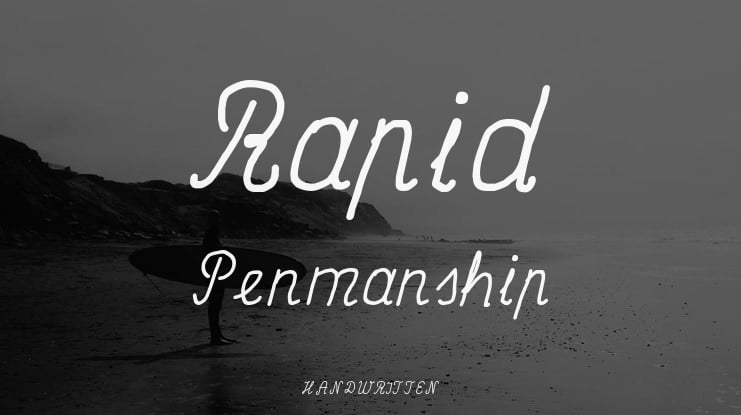 Rapid Penmanship Font