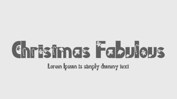 Christmas Fabulous Font