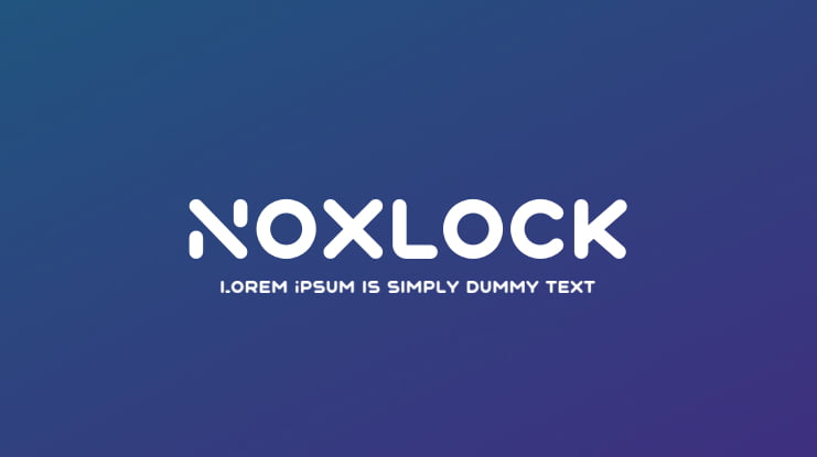 Noxlock Font