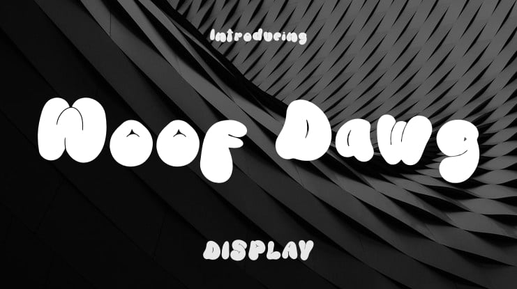 Woof Dawg Font