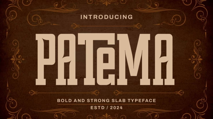 Patema - Slab Serif Condensed Font