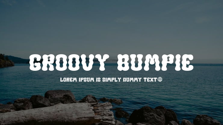 Groovy Bumpie Font