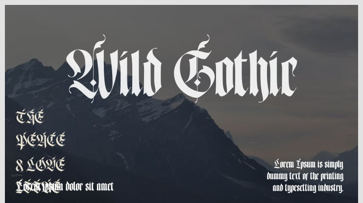 Wild Gothic Font