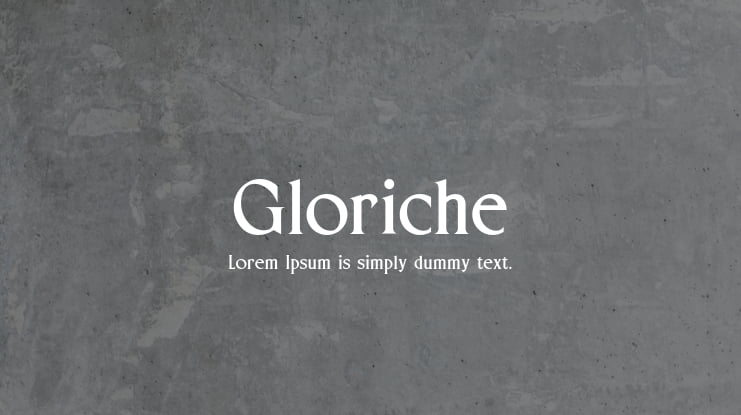 Gloriche Font