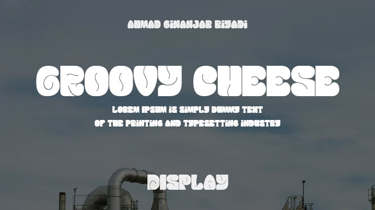 Groovy Cheese Font