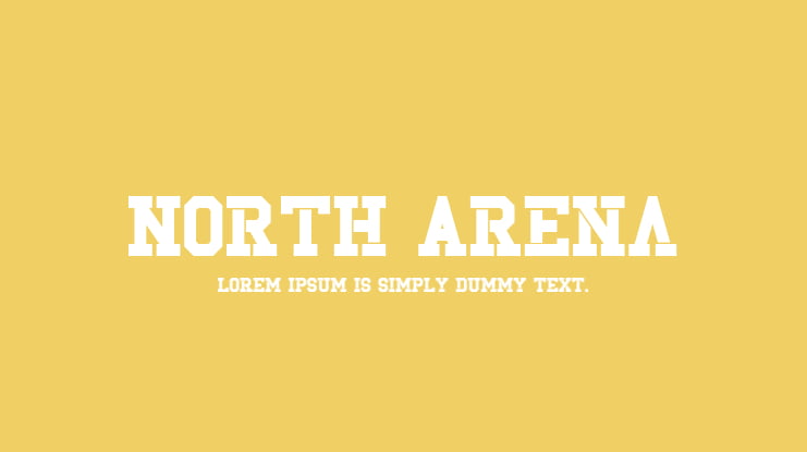 North Arena Font