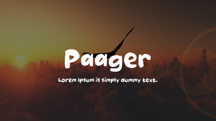 Paager Font