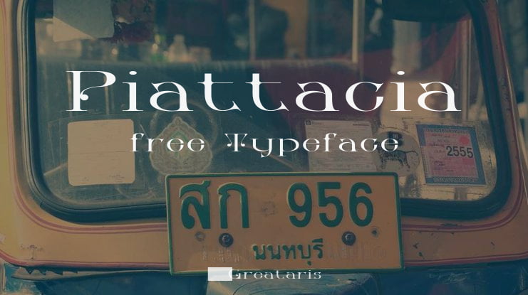 Piattacia free Font