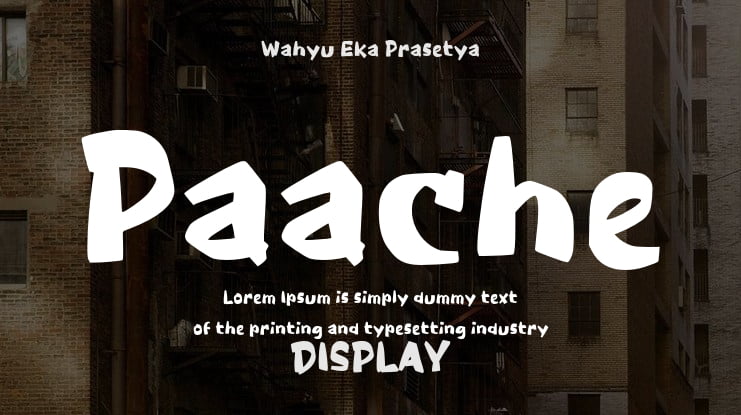 Paache Font