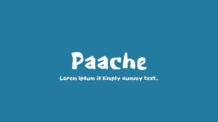 Paache Font