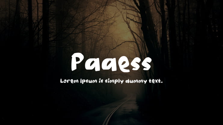 Paaess Font