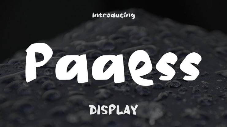 Paaess Font