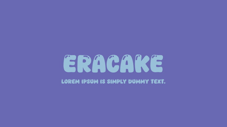 Eracake Font