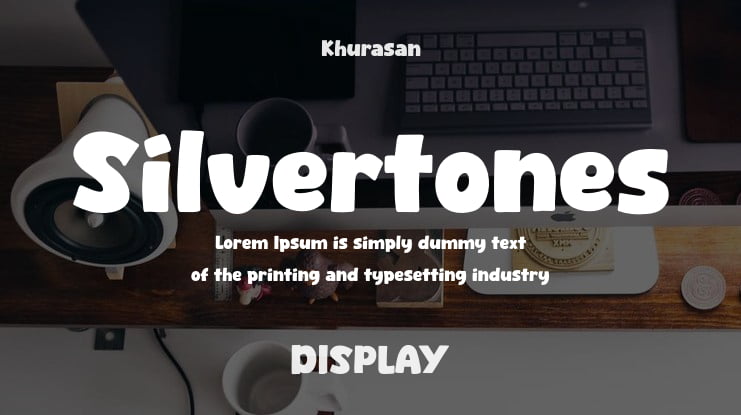 Silvertones Font