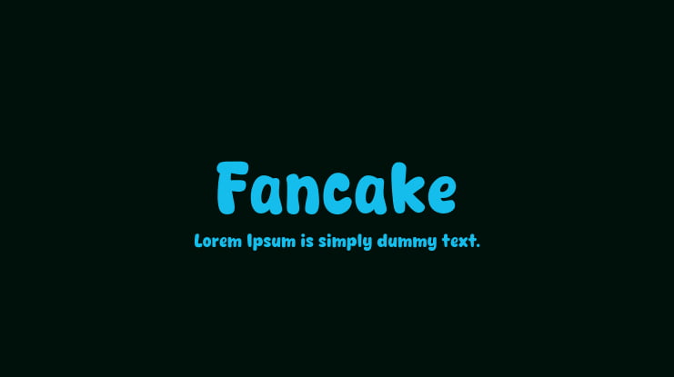 Fancake Font