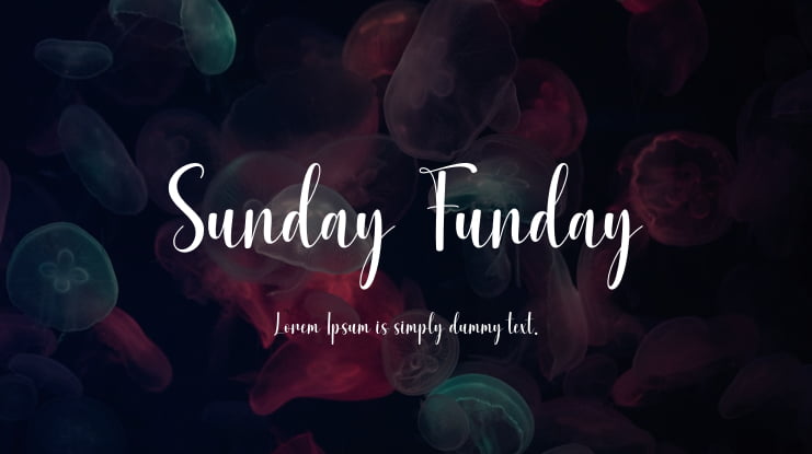 Sunday Funday Font Family