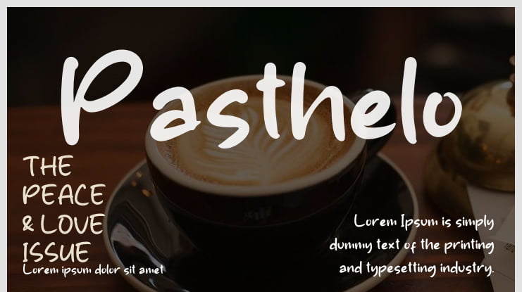 Pasthelo Font