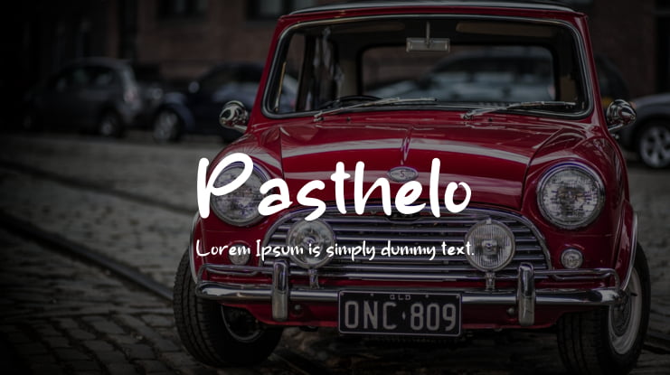 Pasthelo Font