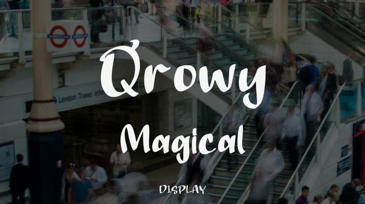 Qrowy Magical Font