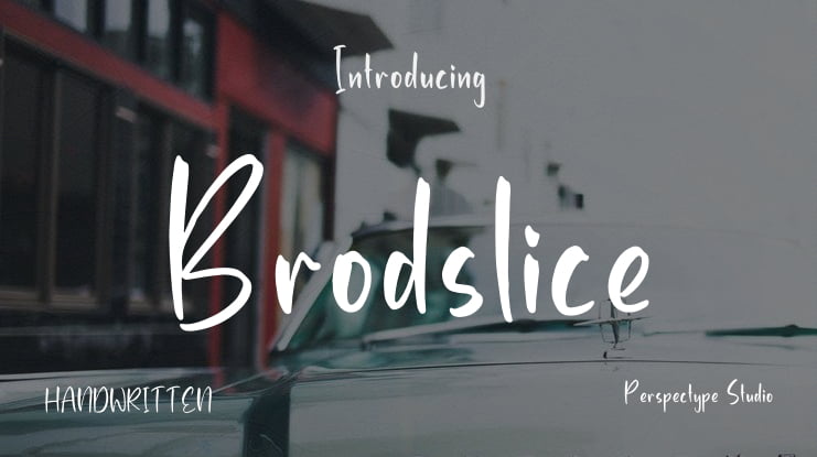 Brodslice Font