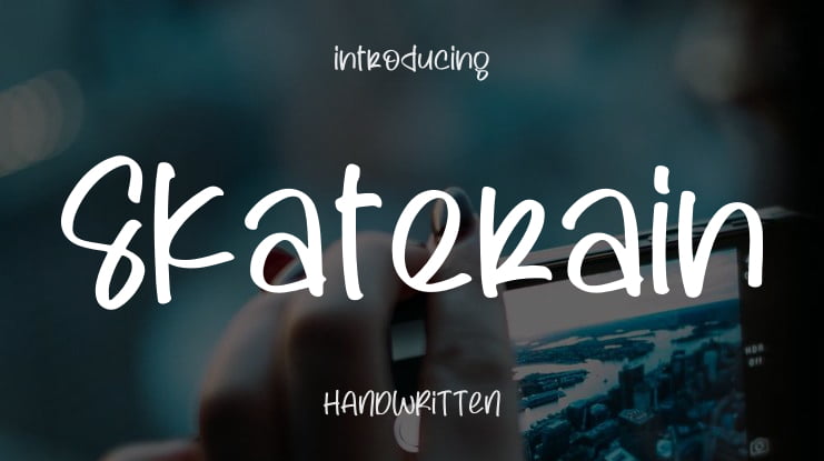 Skaterain Font