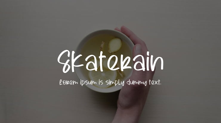 Skaterain Font